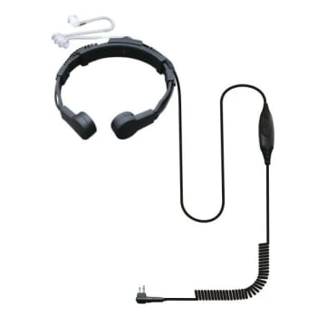 Parity Products Tactical Throat Microphone Surveillance Earbud For Kenwood