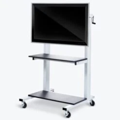 Luxor Crank Adjustable Flat Panel Tv Cart