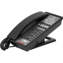 Bittel Neo Speakerphone Single Line With 3,5, Or 10 Guest Service Keys, Black