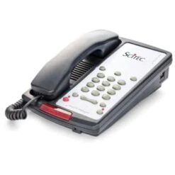 Aegis® 3-08 Black 1-Line Guest Phone With 3-Service Button