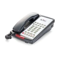Aegis® T-08 Black 2-Line Corded Speakerphone With 10-Memory Key