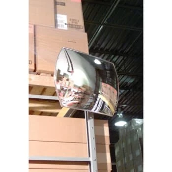 See All Industries 18 X 12 In Outdoor Acrylic Convex Mirror - Image 2